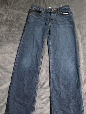 Wrangler Dark Blue Straight Fit Jeans